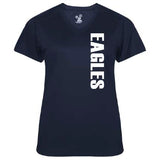 WOMEN'S VNECK MOISTURE WICKING TSHIRT