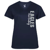 WOMEN'S VNECK MOISTURE WICKING TSHIRT