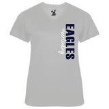 WOMEN'S VNECK MOISTURE WICKING TSHIRT