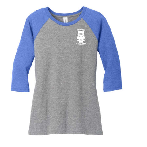District ® Women’s Perfect Tri ® 3/4-Sleeve Raglan