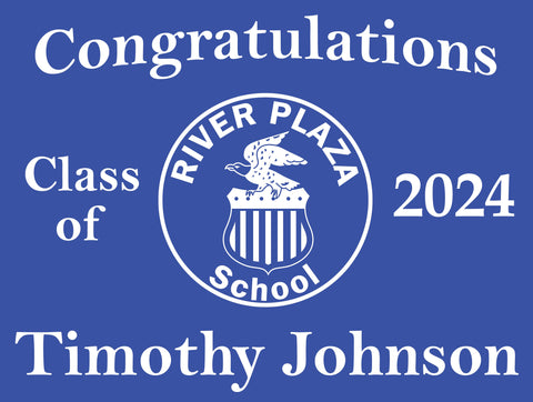 RIVER PLAZA LAWN SIGN 2024 - PERSONALIZED