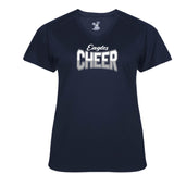 WOMEN'S VNECK MOISTURE WICKING TSHIRT