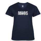 WOMEN'S VNECK MOISTURE WICKING TSHIRT