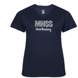 WOMEN'S VNECK MOISTURE WICKING TSHIRT