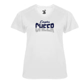 WOMEN'S VNECK MOISTURE WICKING TSHIRT