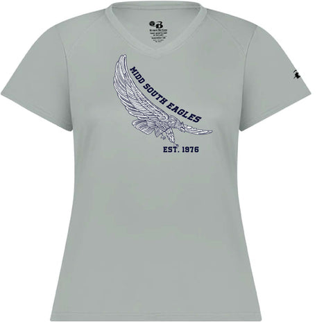 WOMEN'S VNECK MOISTURE WICKING TSHIRT
