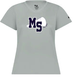 WOMEN'S VNECK MOISTURE WICKING TSHIRT