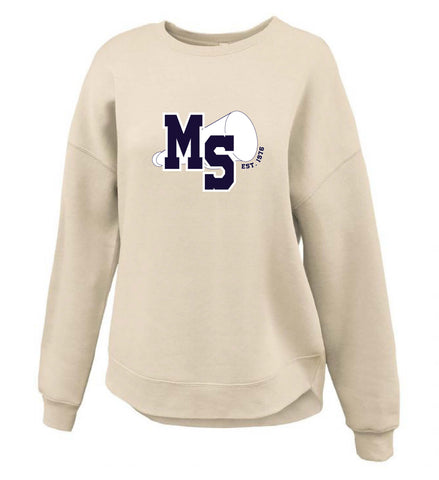 CURVE BOTTOM CREWNECK