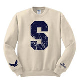 CREAM CREWNECK