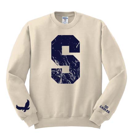 CREAM CREWNECK