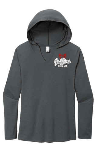 GRIFFINS LADIES LONG SLEEVE HOODED SHIRT