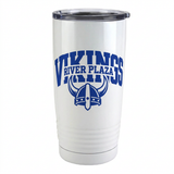 Tumbler with royal blue HELMET-VIKING logo without numbers