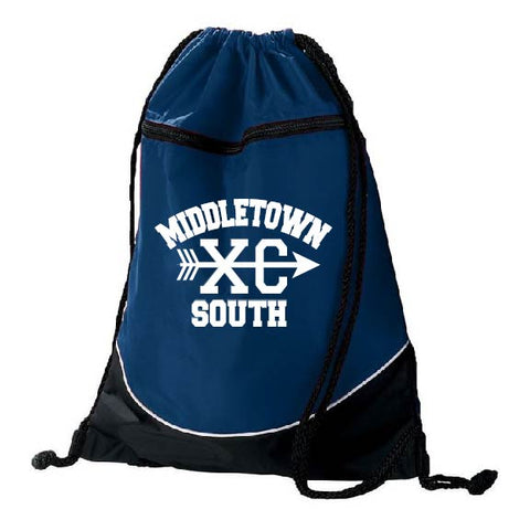TRI-COLOR DRAWSTRING BAG