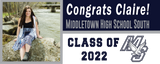 Middletown South Personalized Banner (PHOTO OR NO PHOTO options)