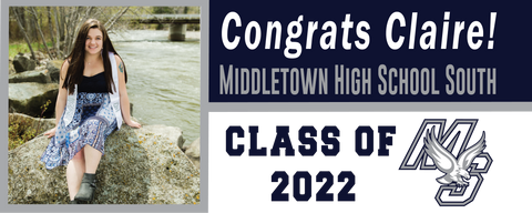 Middletown South Personalized Banner (PHOTO OR NO PHOTO options)
