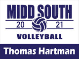 VOLLEYBALL LAWN SIGN
