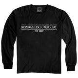 Heavyweight Garment Dyed Long Sleeve Tshirt