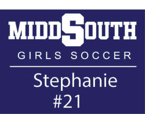 Girls Soccer Lawn Sign