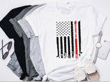 Support our FIRE and RESCUE  on the Front Line T-SHIRT