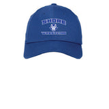 EMBROIDERED LOGO COTTON-POLY STRETCH FIT CAP